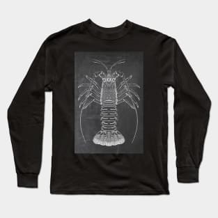 Lobster Chalkboard Long Sleeve T-Shirt